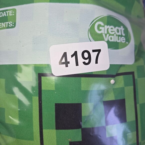 Minecraft 1416 Green Pixelated Creeper Bomber Jacket 4197 - Picture 10 of 10